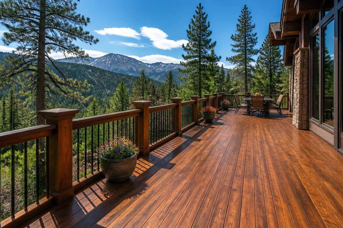 Mountain Home Deck Restoration in Woodland Park